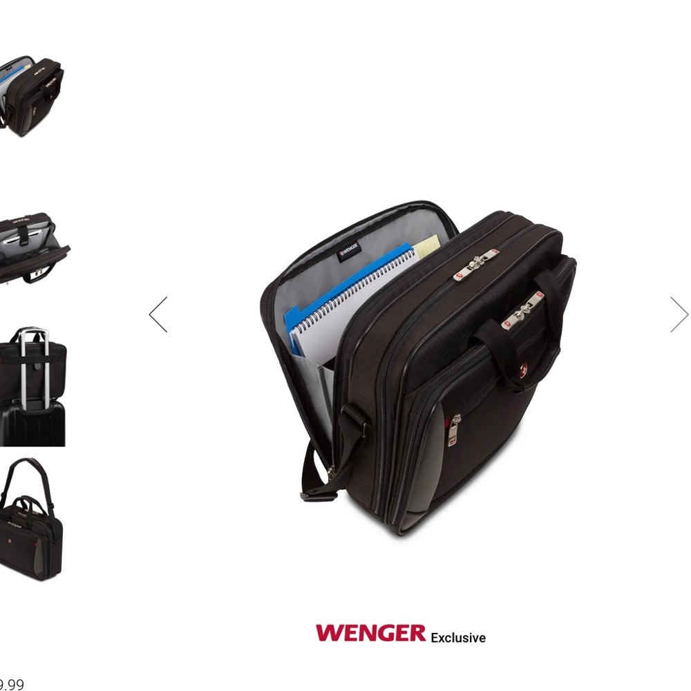 Swiss gear Wenger 16” mainframe laptop briefcase